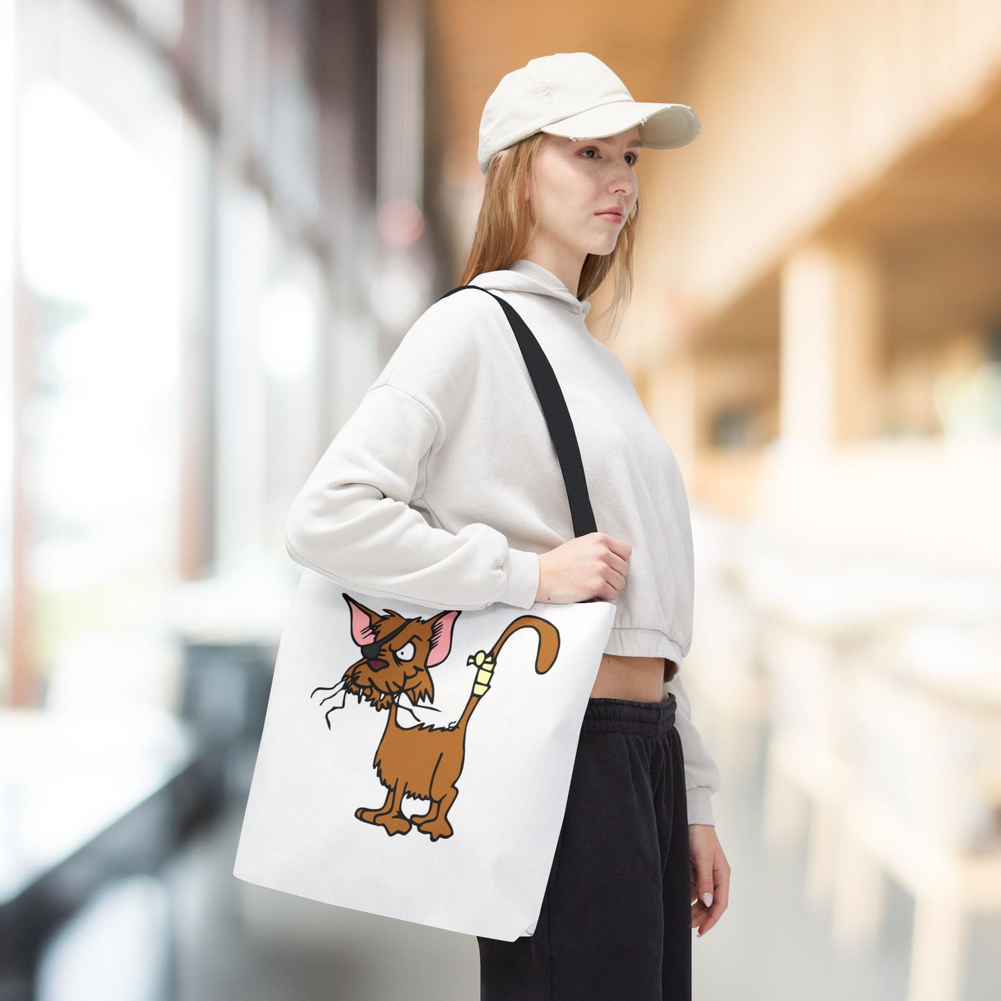 Crunchy Cat Tote Bag