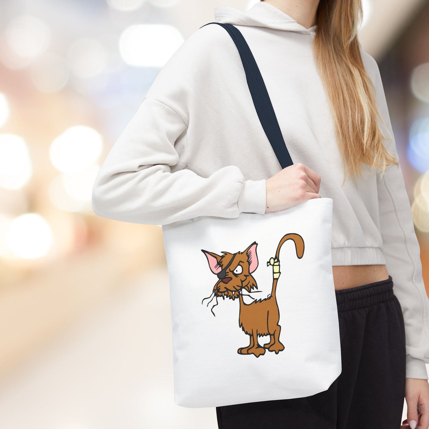 Crunchy Cat Tote Bag