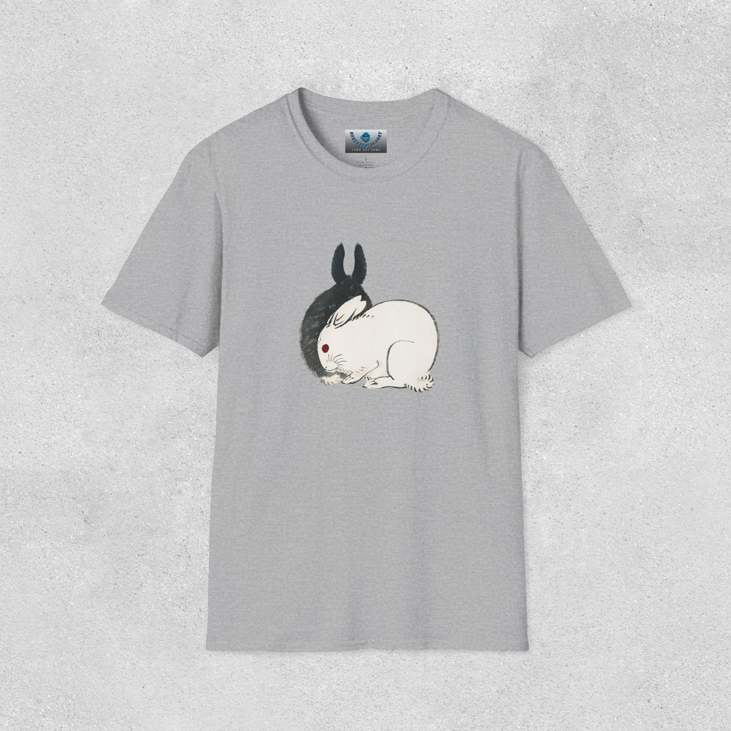 Artistic Bunny Unisex Softstyle T-Shirt