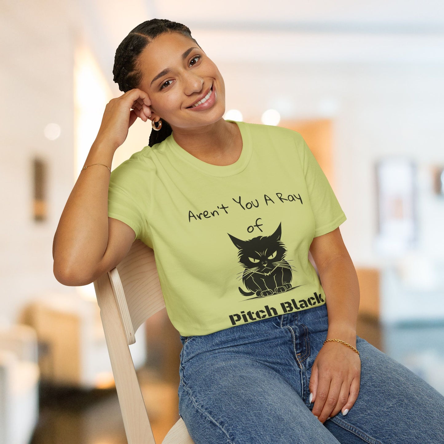 Aren't You A Ray of Pitch Black Cat T-Shirt