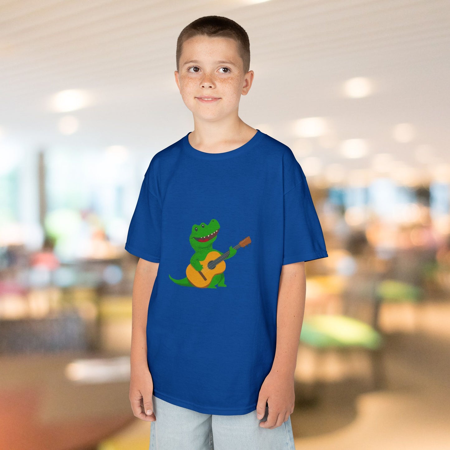 'Gator Plays Guitar Kids Heavy Cotton Tee