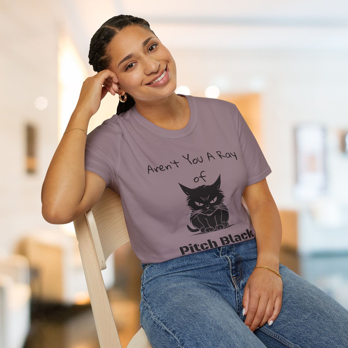 Aren't You A Ray of Pitch Black Cat T-Shirt