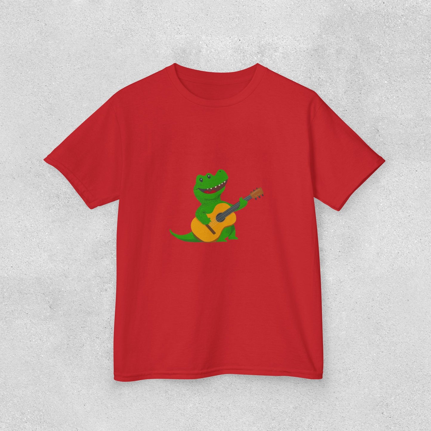 'Gator Plays Guitar Kids Heavy Cotton Tee