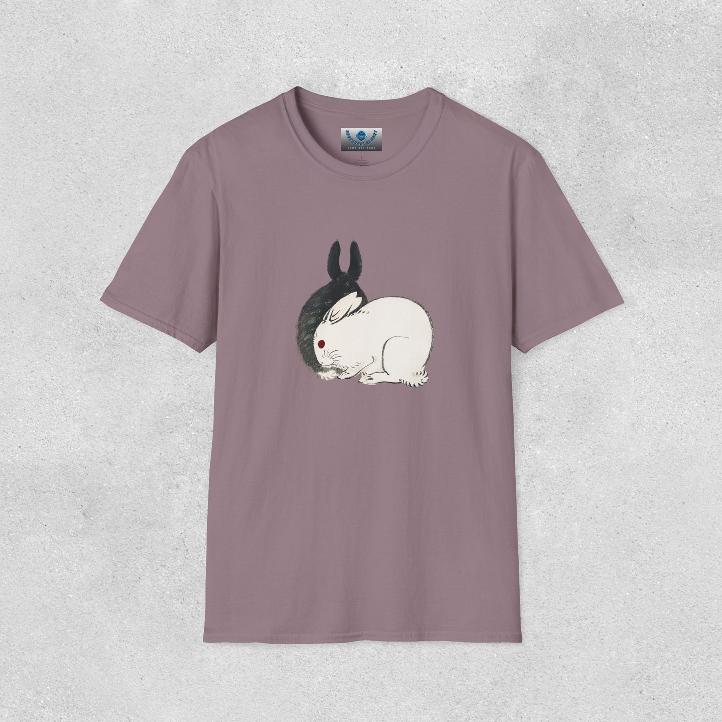 Artistic Bunny Unisex Softstyle T-Shirt