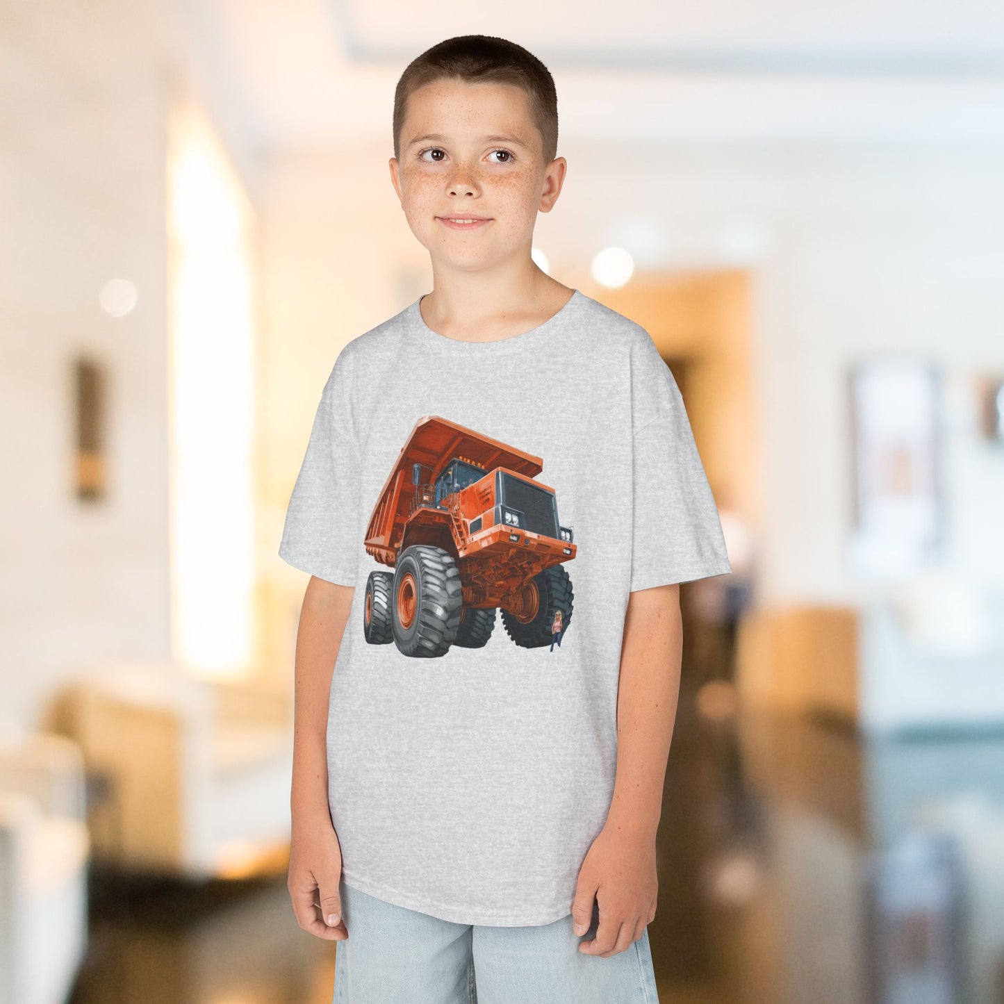 Huge Truck for Little Builders Heavy Cotton Tee