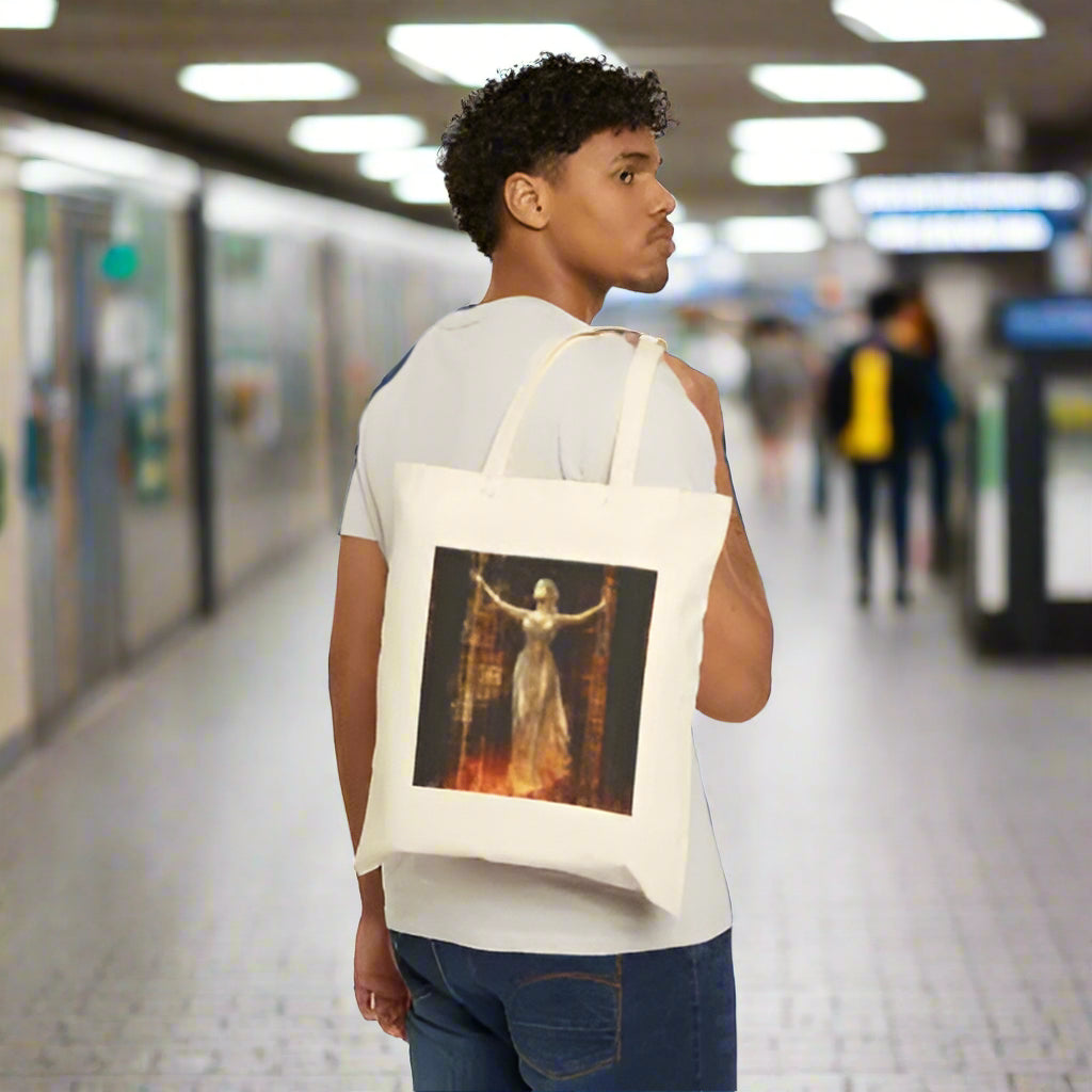 Golden Goddess Canvas Tote Bag