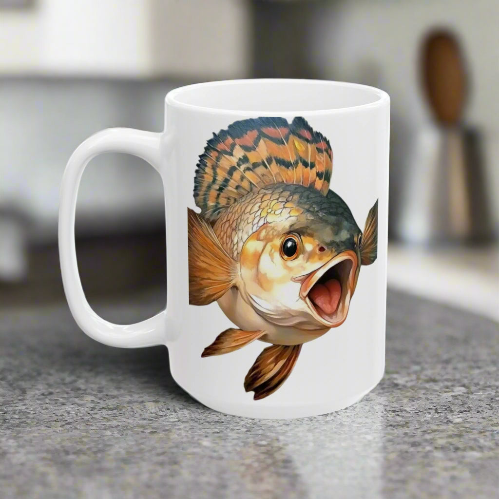 Gone Fishin' Ceramic Mug