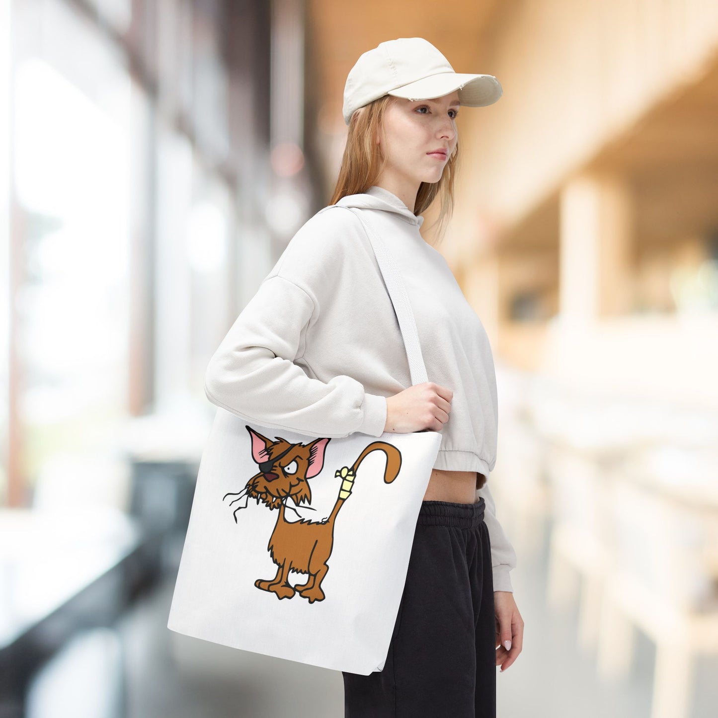 Crunchy Cat Tote Bag