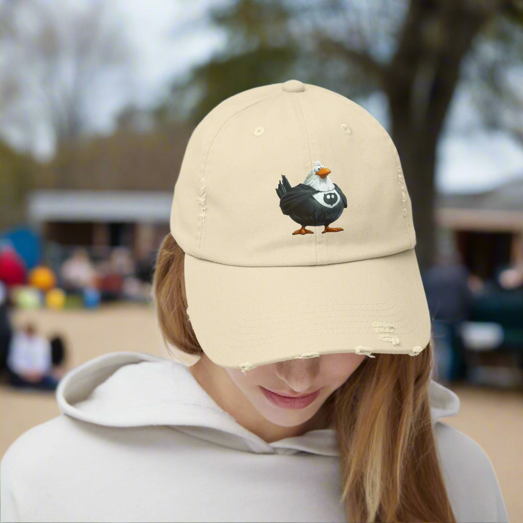 Super Chicken! Distressed Cap