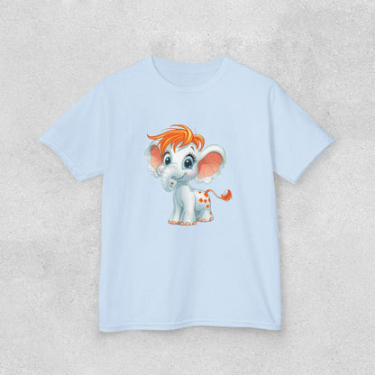Red Headed Elephant Kids Tee
