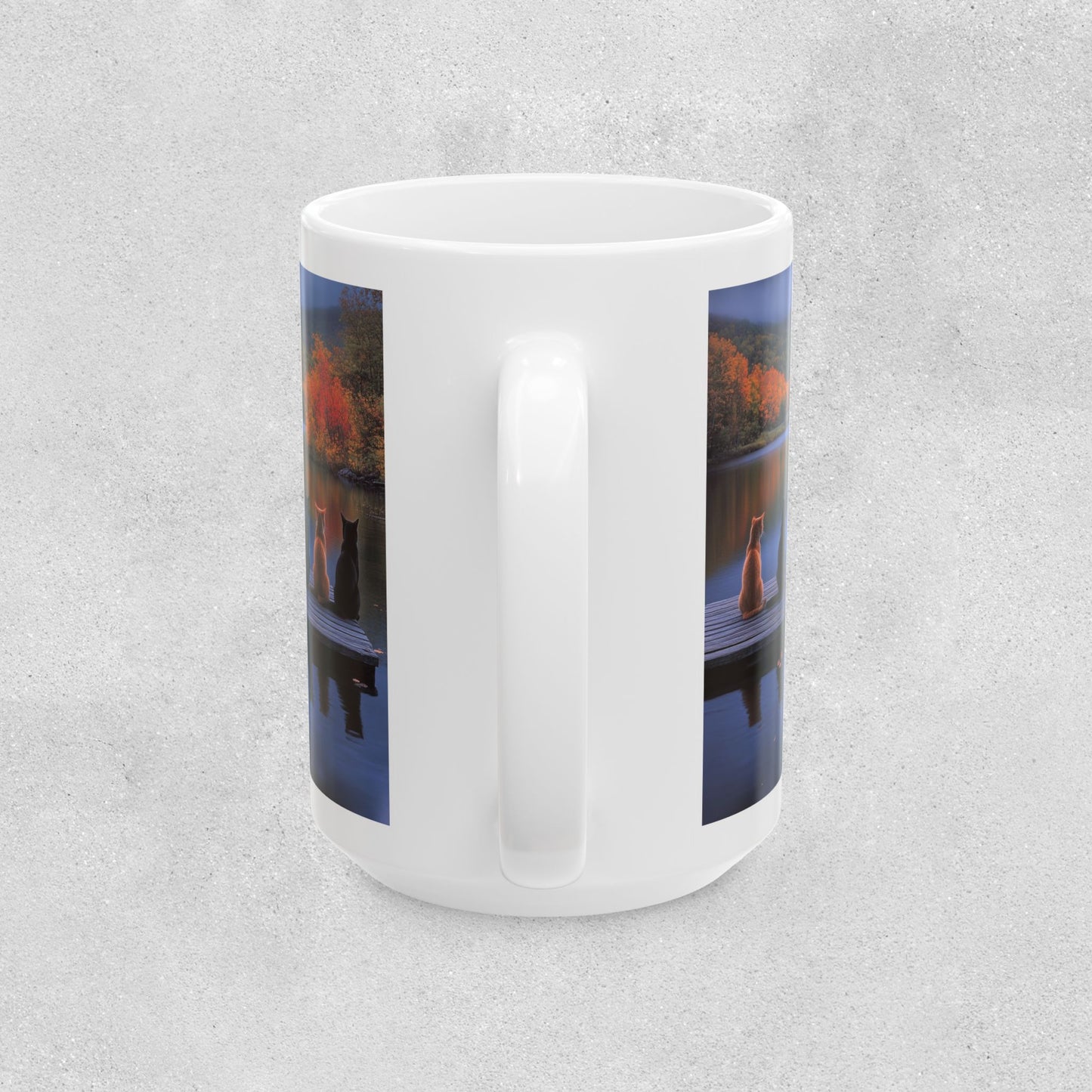 Peaceful Cat Lovers Ceramic Mug - 11oz & 15oz