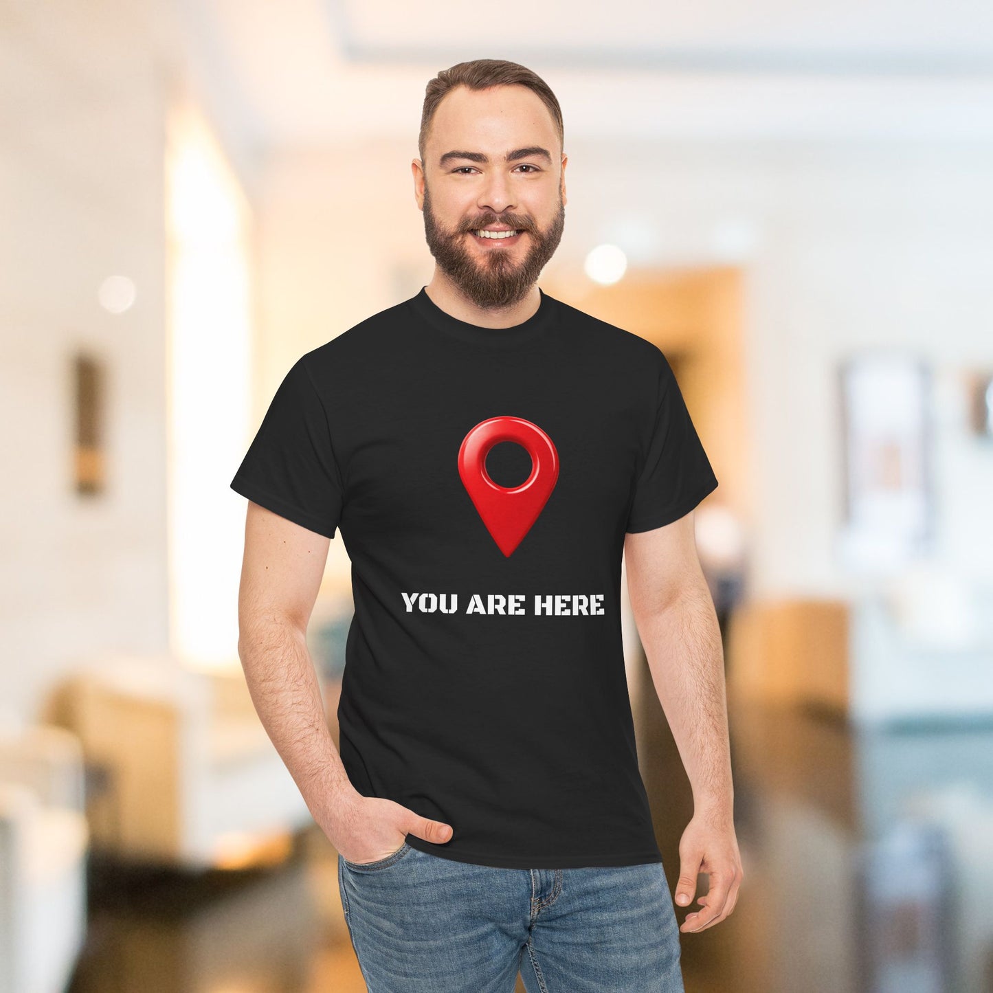 You Are Here Cotton Tee