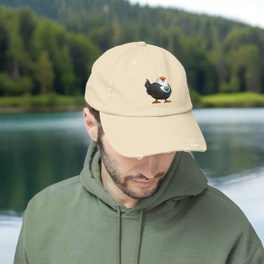 Super Chicken! Distressed Cap