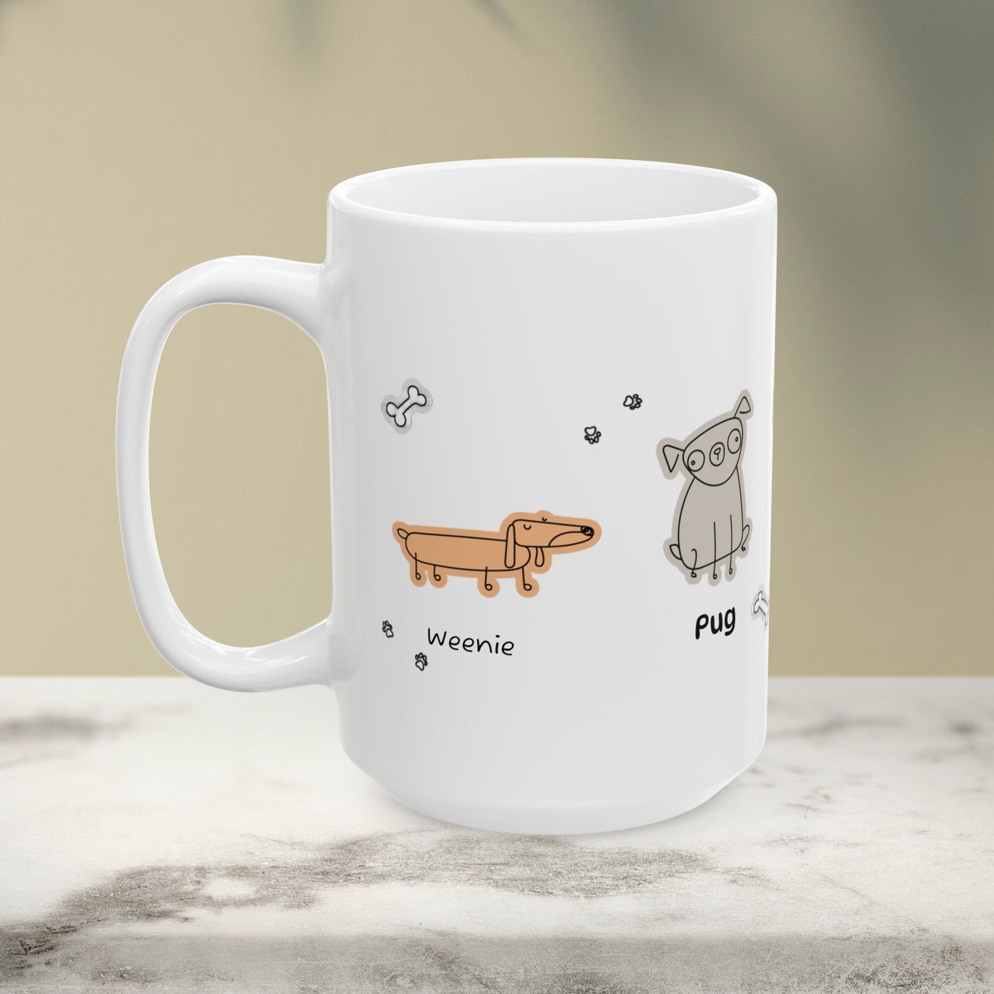 Pup Cup Ceramic Mug - 11oz & 15oz