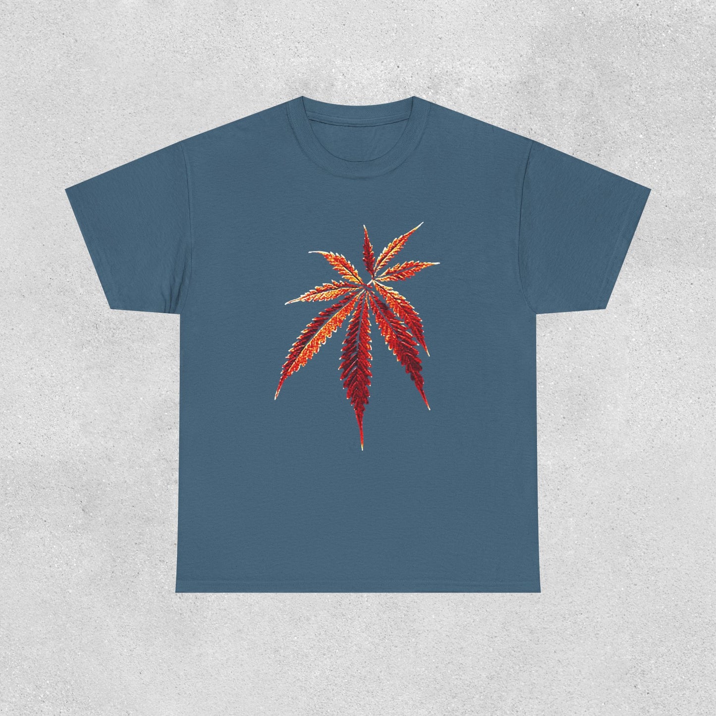 Relaxing-Leaf Heavy Cotton Tee