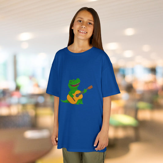 'Gator Plays Guitar Kids Heavy Cotton Tee