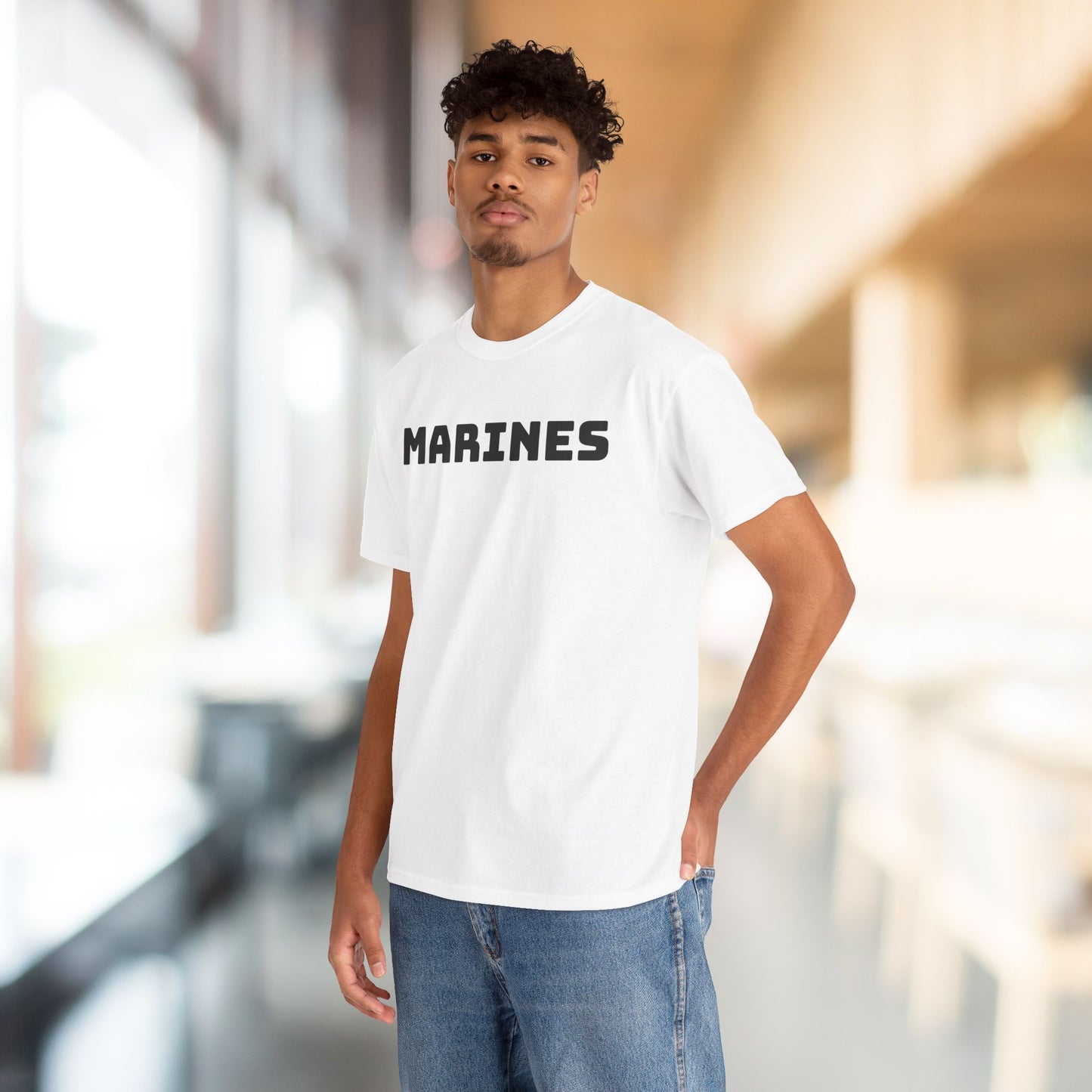 Marines Graphic Heavy Cotton T-shirt