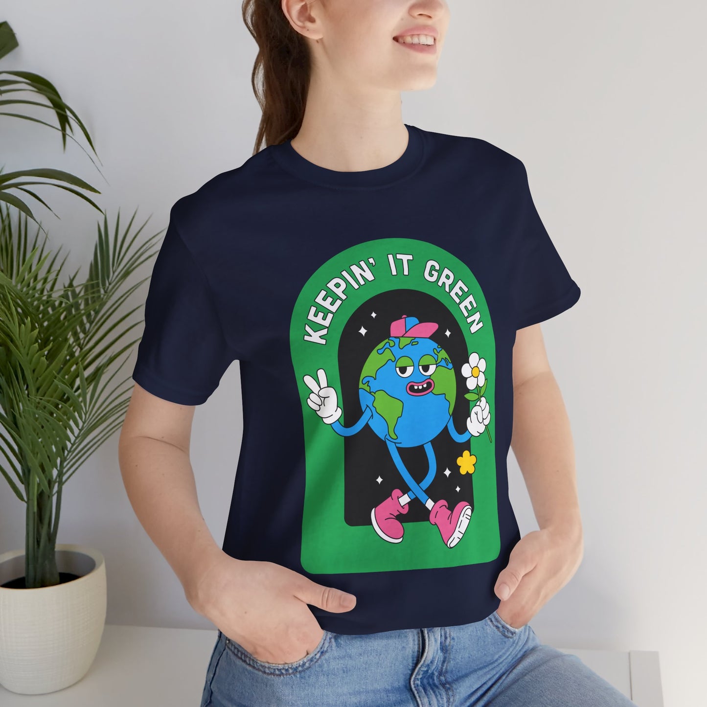 Keepin' It Green Unisex T-Shirt - Eco-Friendly Graphic Tee for Earth Lovers