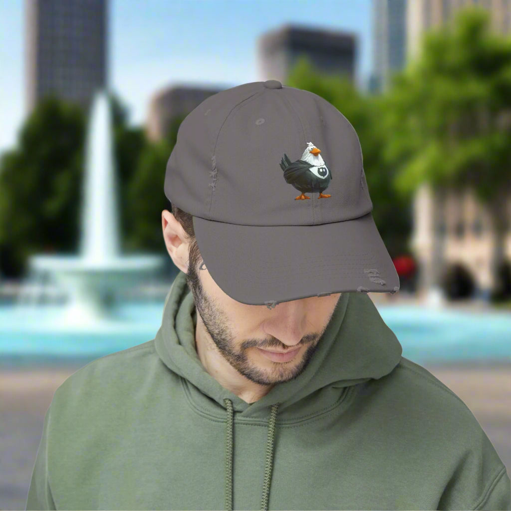 Super Chicken! Distressed Cap