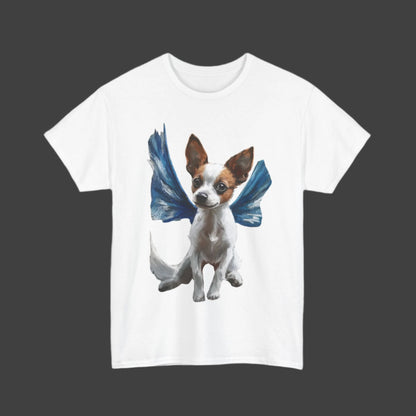 Winged Dog Graphic Heavy Cotton Tee