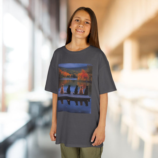 Cats on the Dock Kids Heavy Cotton Tee