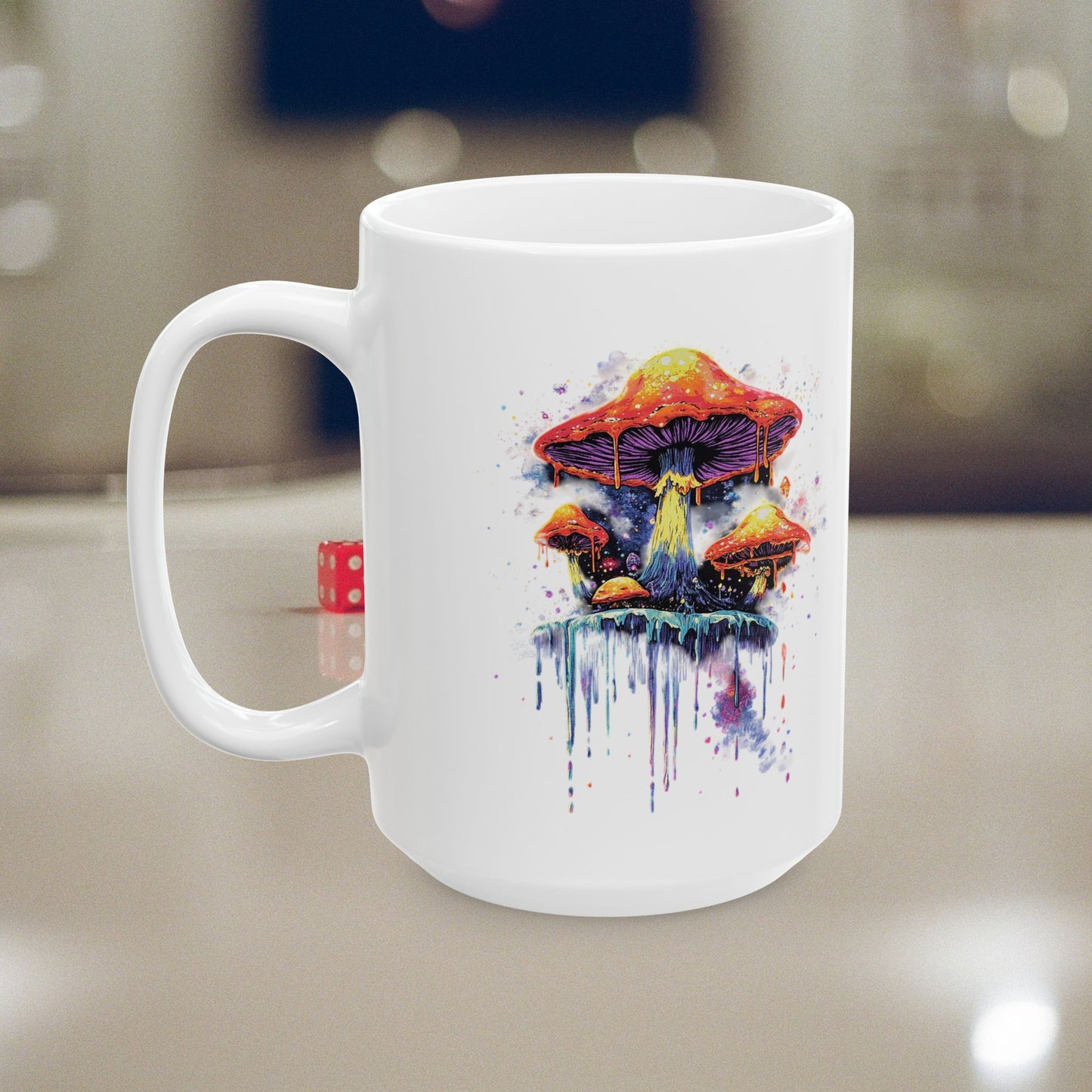 Mushroom Melt Artistic Ceramic Mug (11oz & 15oz)