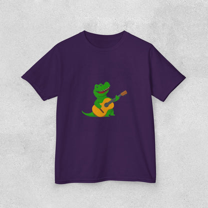 'Gator Plays Guitar Kids Heavy Cotton Tee