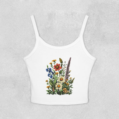 Wildflower Bouquet Strap Tank Top