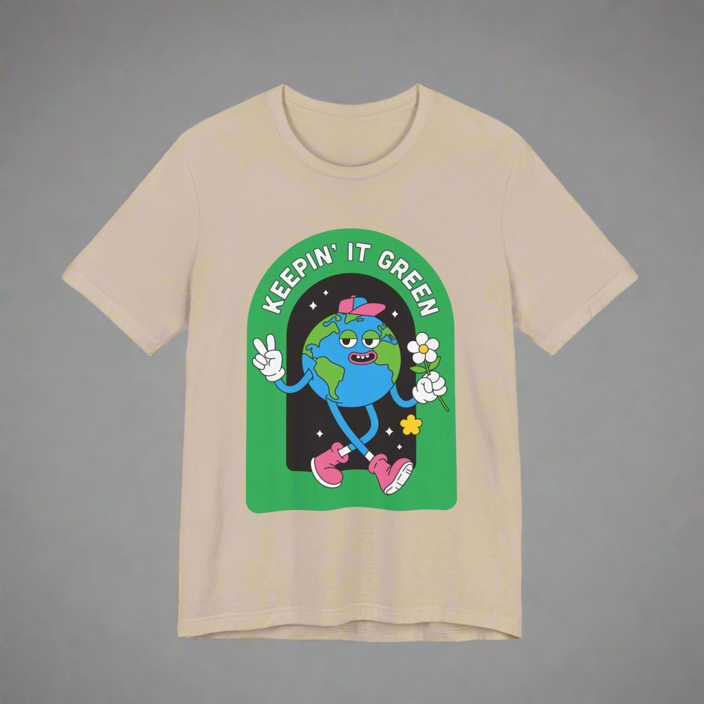 Keepin' It Green Unisex T-Shirt - Eco-Friendly Graphic Tee for Earth Lovers