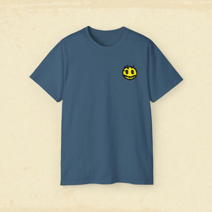 Irritated Smiley Face Cotton Tee