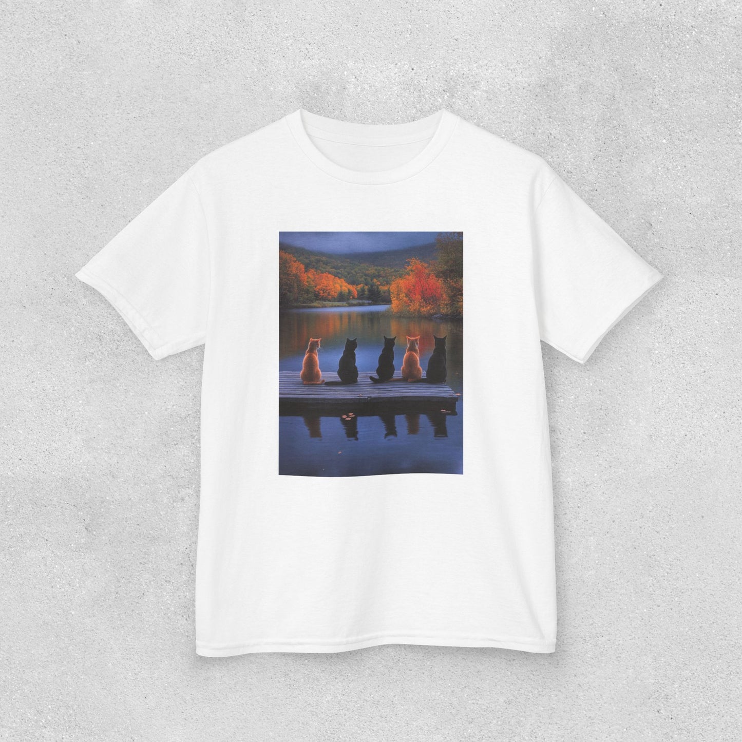 Cats on the Dock Kids Heavy Cotton Tee