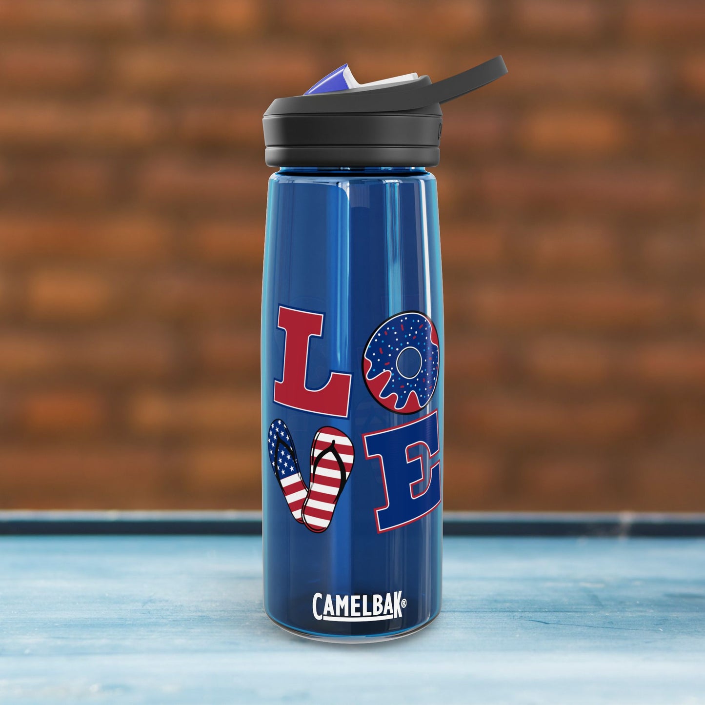 Patriotic Love Water Bottle - 20oz/25oz