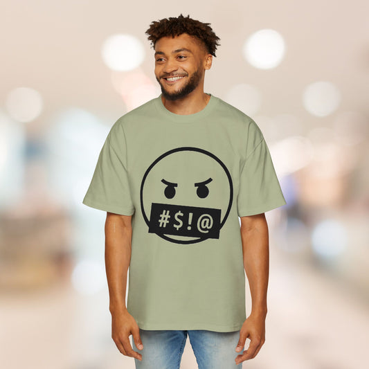 Foul Mouth Men's Oversized Bold Graphic Tee