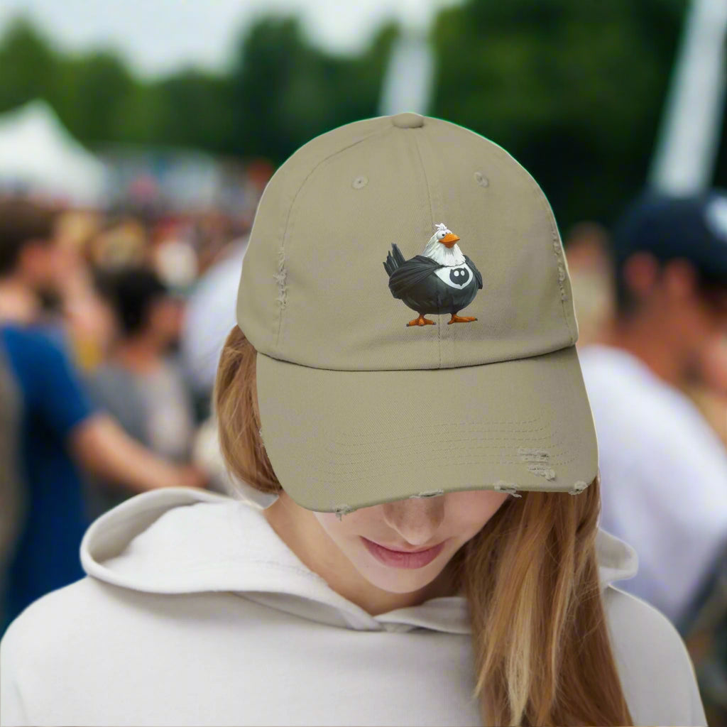 Super Chicken! Distressed Cap