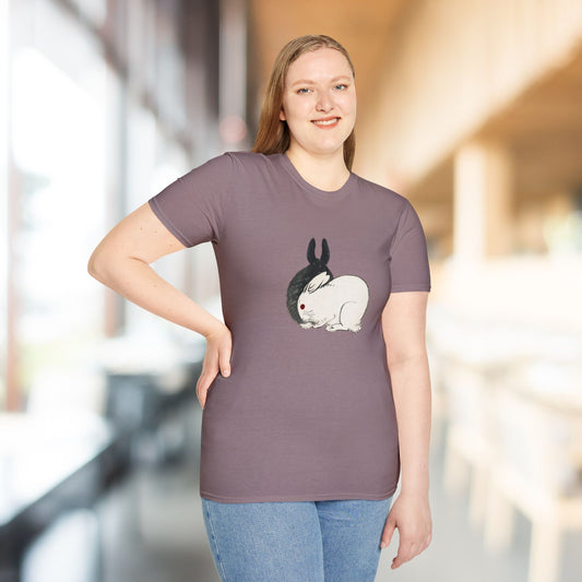 Artistic Bunny Unisex Softstyle T-Shirt