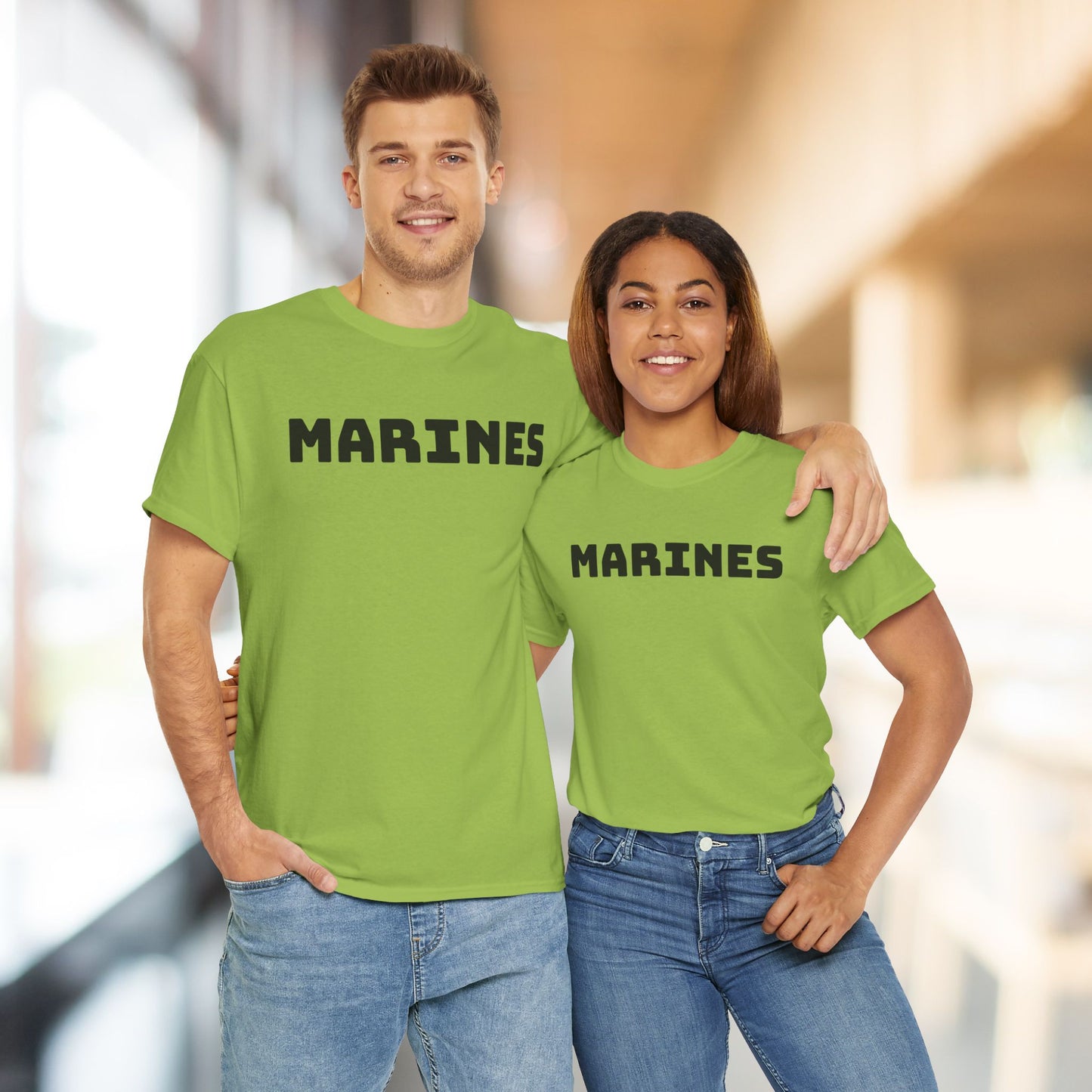 Marines Graphic Heavy Cotton T-shirt