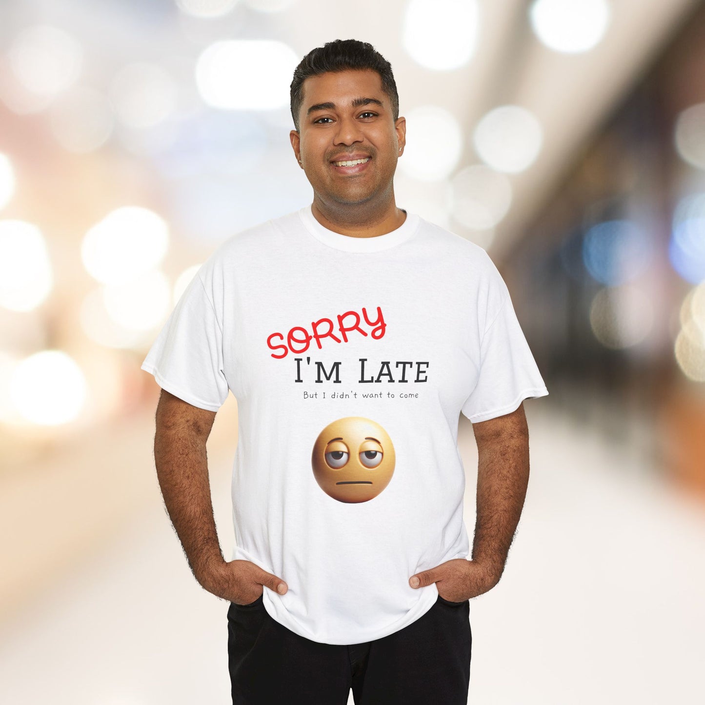 'Sorry I'm Late' Casual Tee