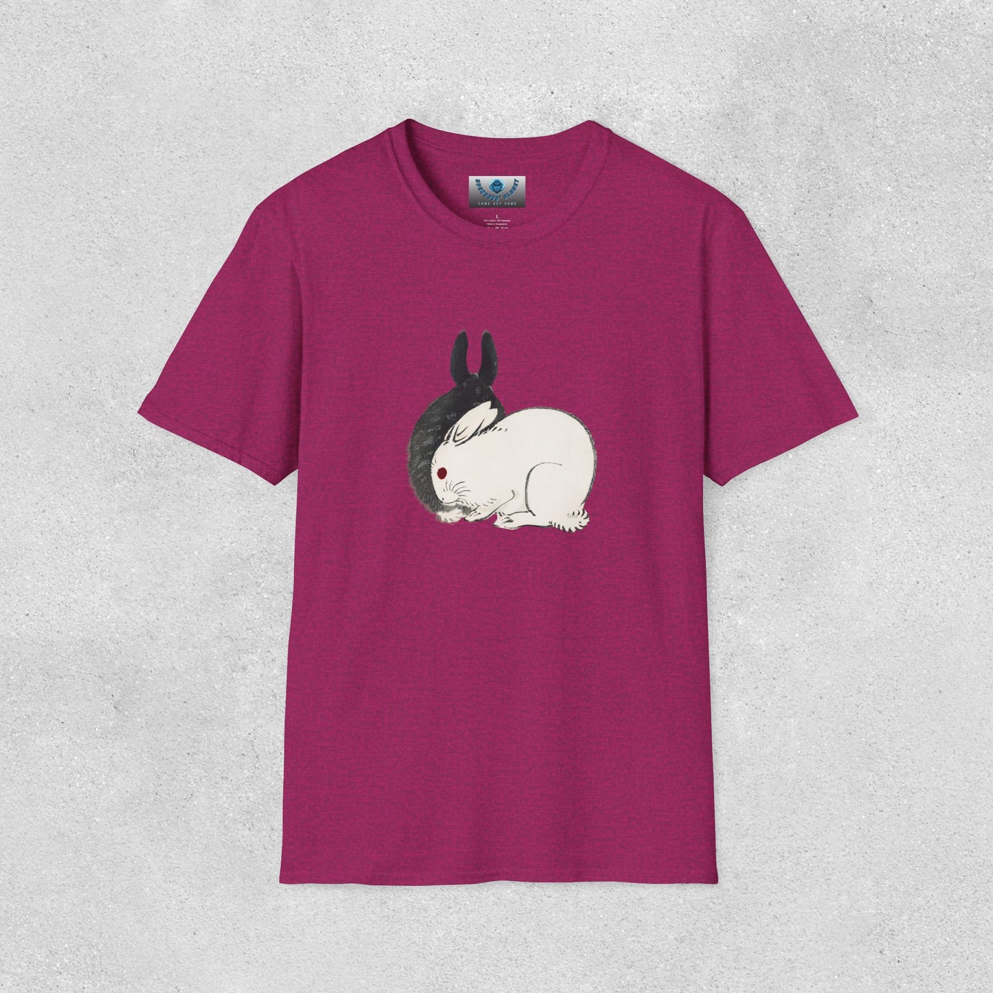Artistic Bunny Unisex Softstyle T-Shirt