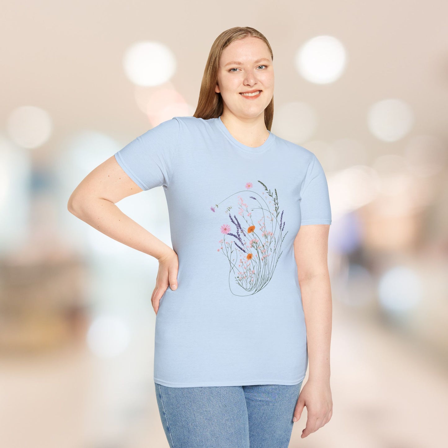 Wildflower Floral Women's Softstyle Tee