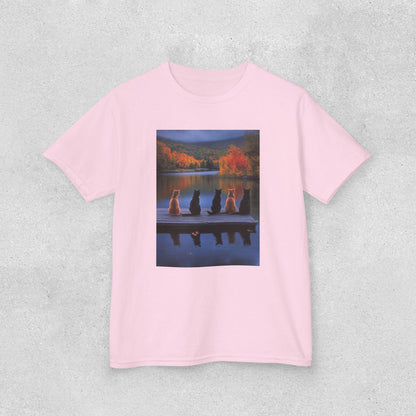Cats on the Dock Kids Heavy Cotton Tee