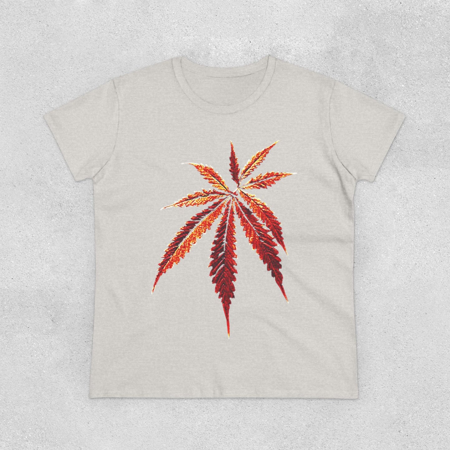 Relaxing Leaf Heavy Cotton Tee