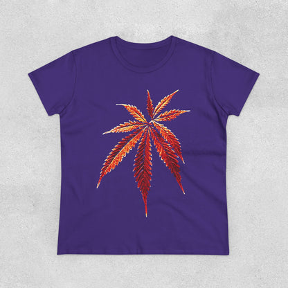 Relaxing Leaf Heavy Cotton Tee