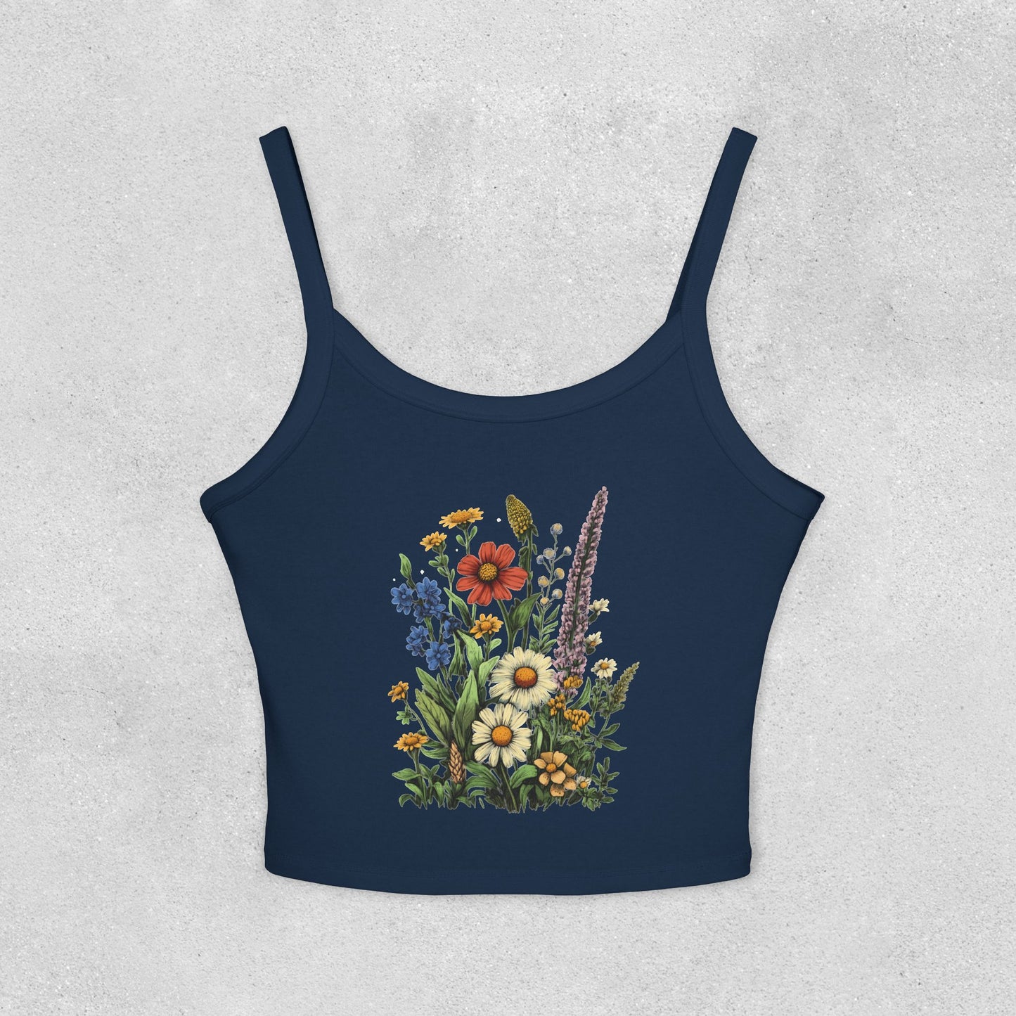 Wildflower Bouquet Strap Tank Top
