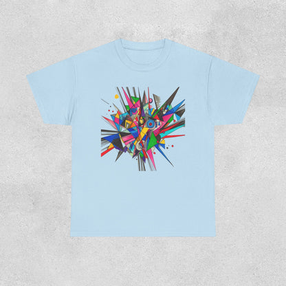 Geometric Spike Art Heavy Cotton Tee