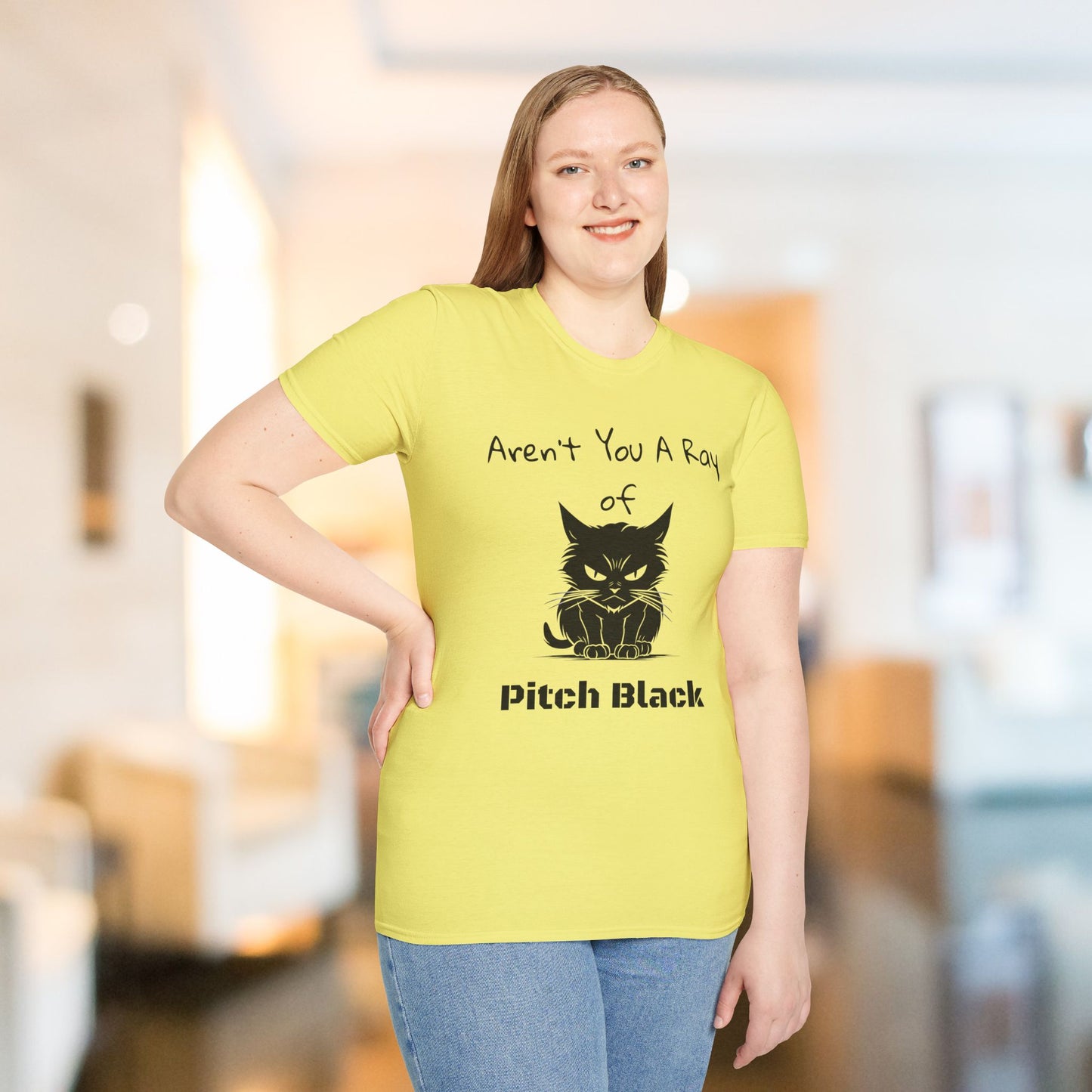Aren't You A Ray of Pitch Black Cat T-Shirt