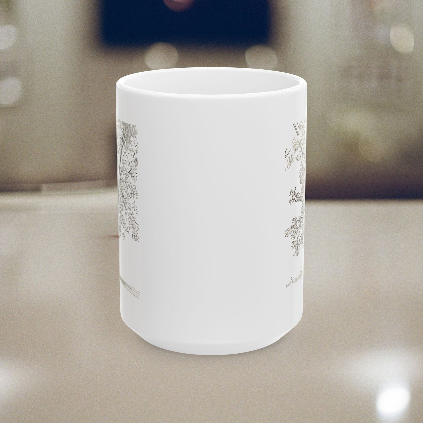 Budding Tree Ceramic Mug - 11oz & 15oz