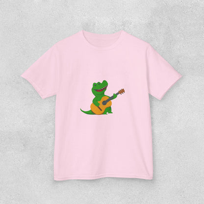'Gator Plays Guitar Kids Heavy Cotton Tee