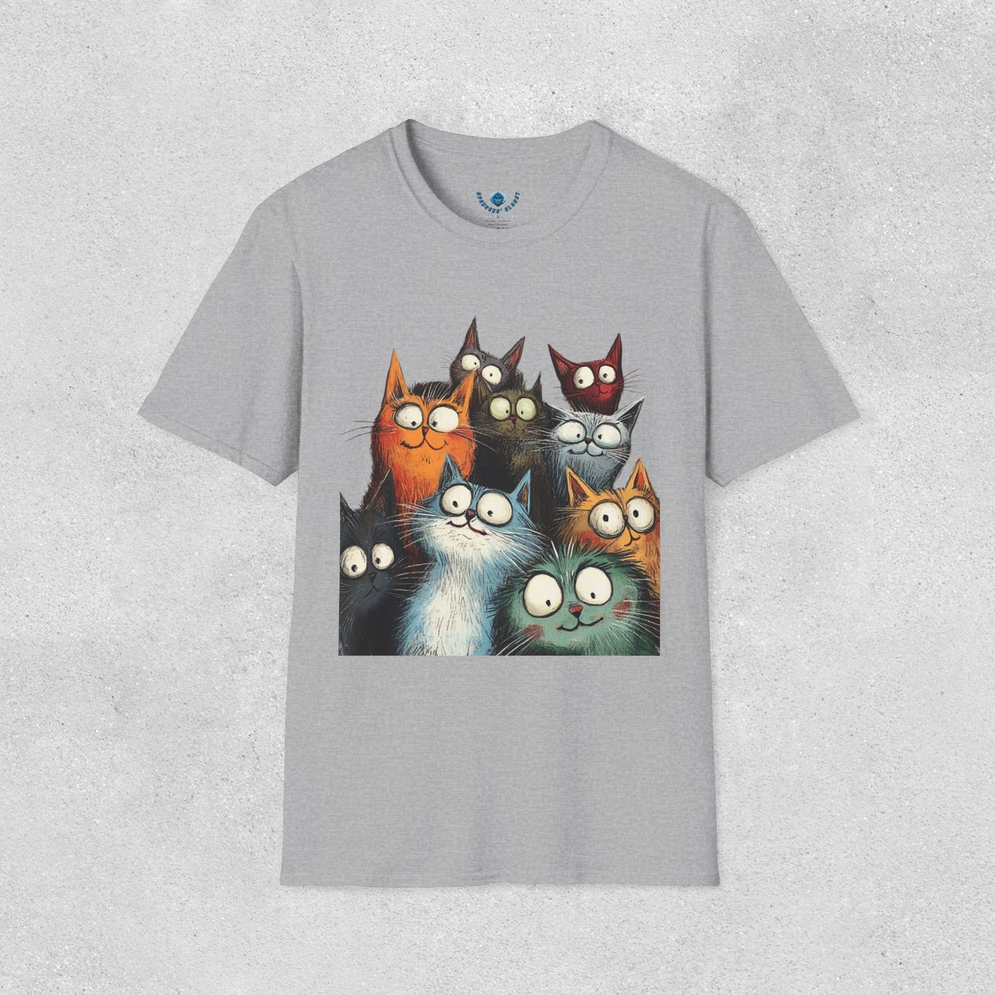 Staring at You Cat Graphic T-Shirt