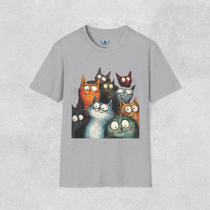 Staring at You Cat Graphic T-Shirt