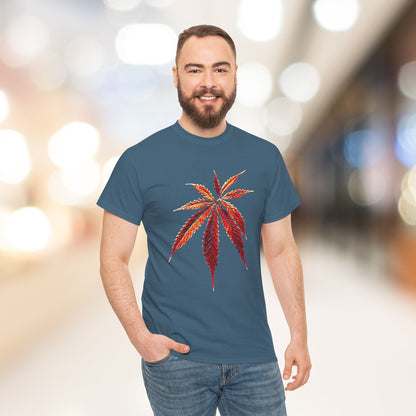 Relaxing-Leaf Heavy Cotton Tee